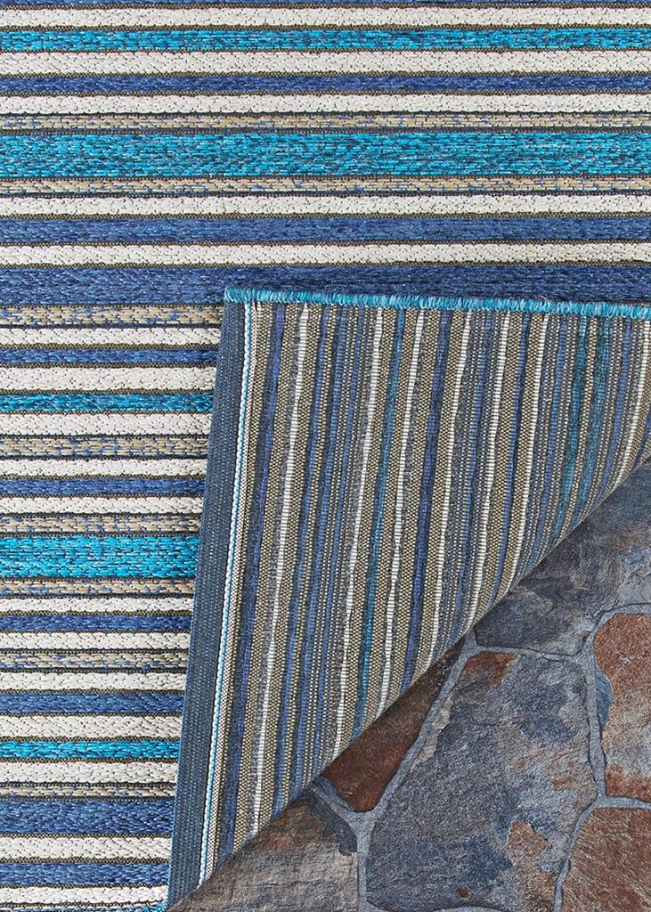 Couristan Cape 1403-0002 Brockton Cobalt Teal Area Rug Backing