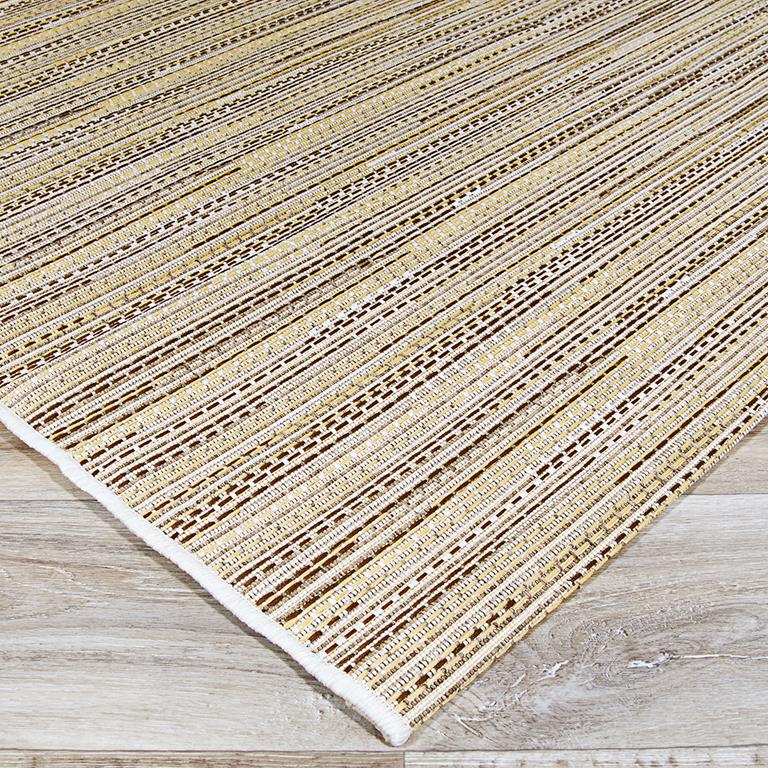 Couristan Monaco 2471-1016 Larvotto Sand Multi Area Rug Corner