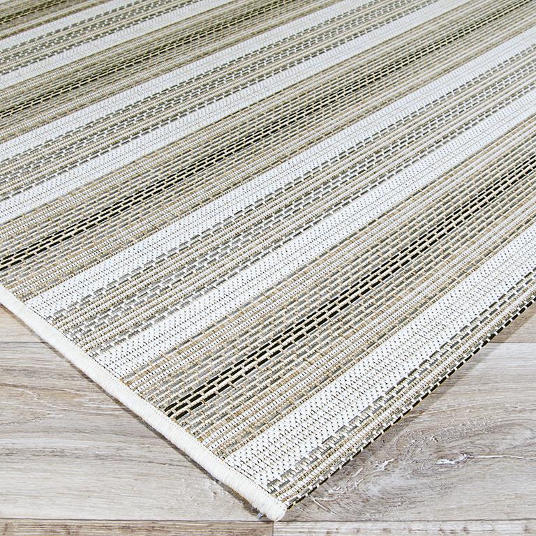 Couristan Monaco 6041-3122 Marbella Sand Ivory Area Rug Corner