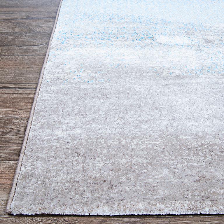 Couristan Radiance 4108/0500 Juliette Riptide Area Rug Corner 2