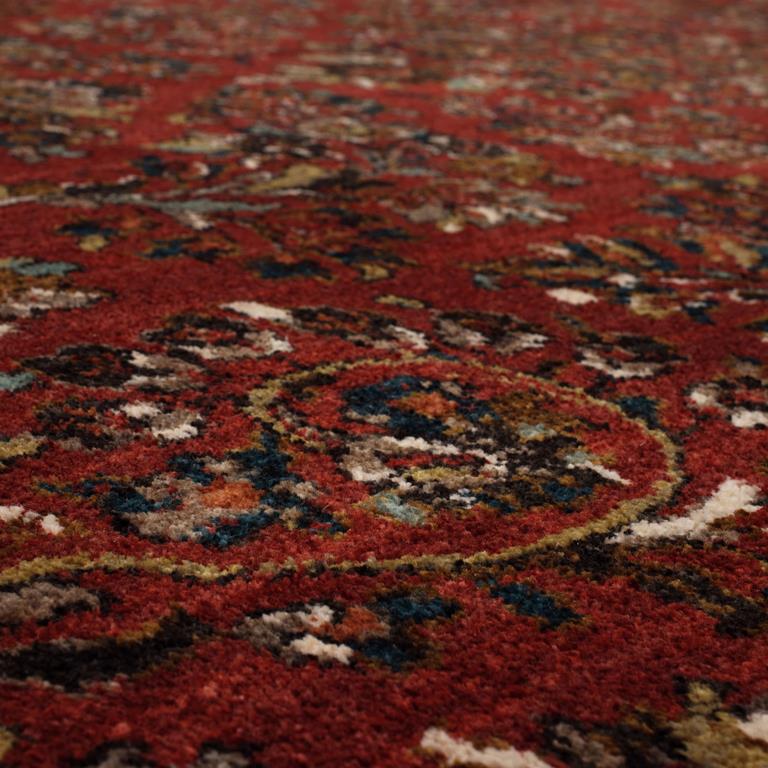 Karastan Spice Market 91648-30048 Berdan Garnet Area Rug Detail