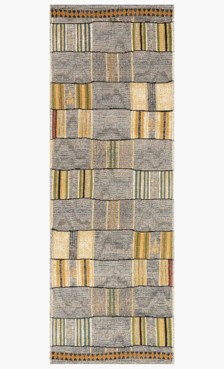 Loloi Mika MIK-10 Granite/Multi Runner Area Rug