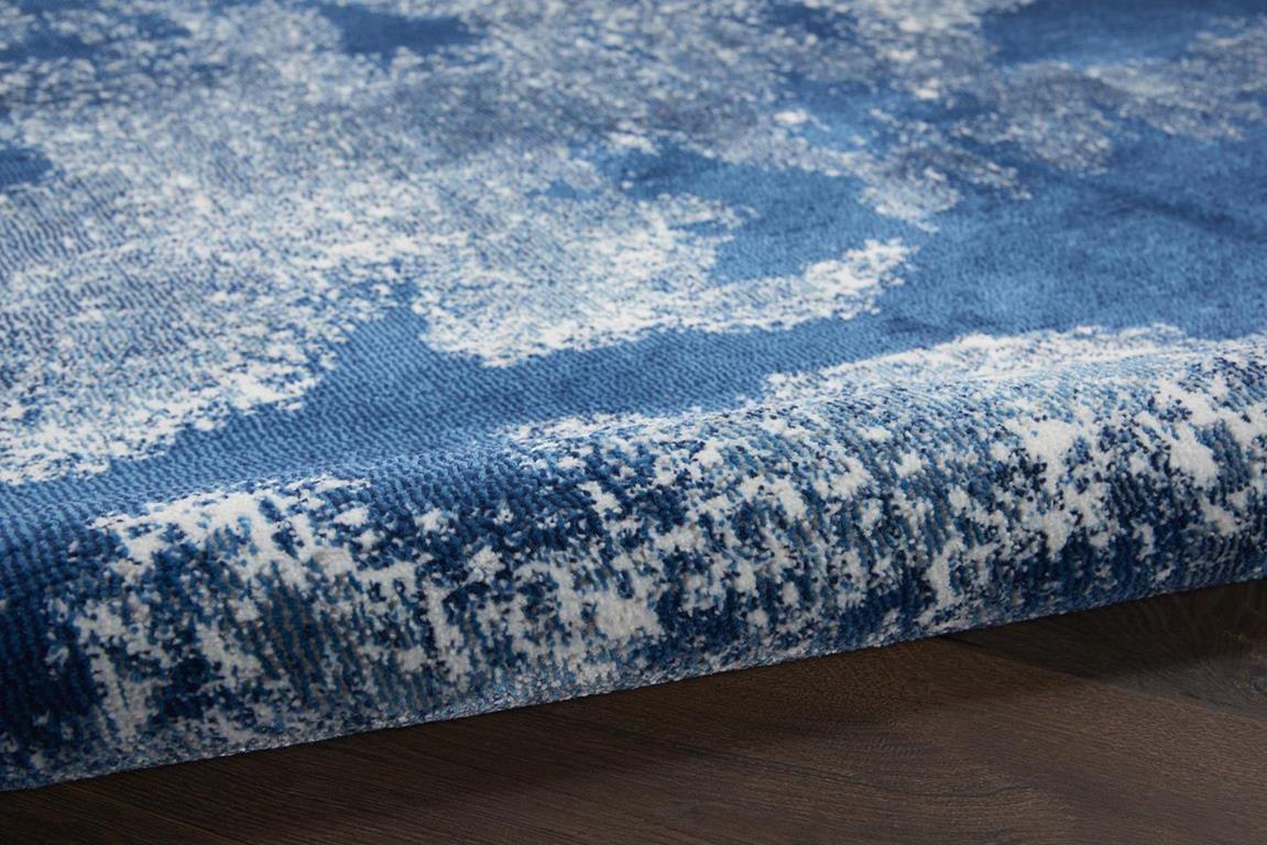 Nourison Etchings ETC03 Blue Area Rug Texture