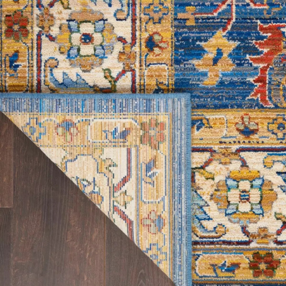 Nourison Majestic MST02 Denim Blue Area Rug - Carpetmart.com