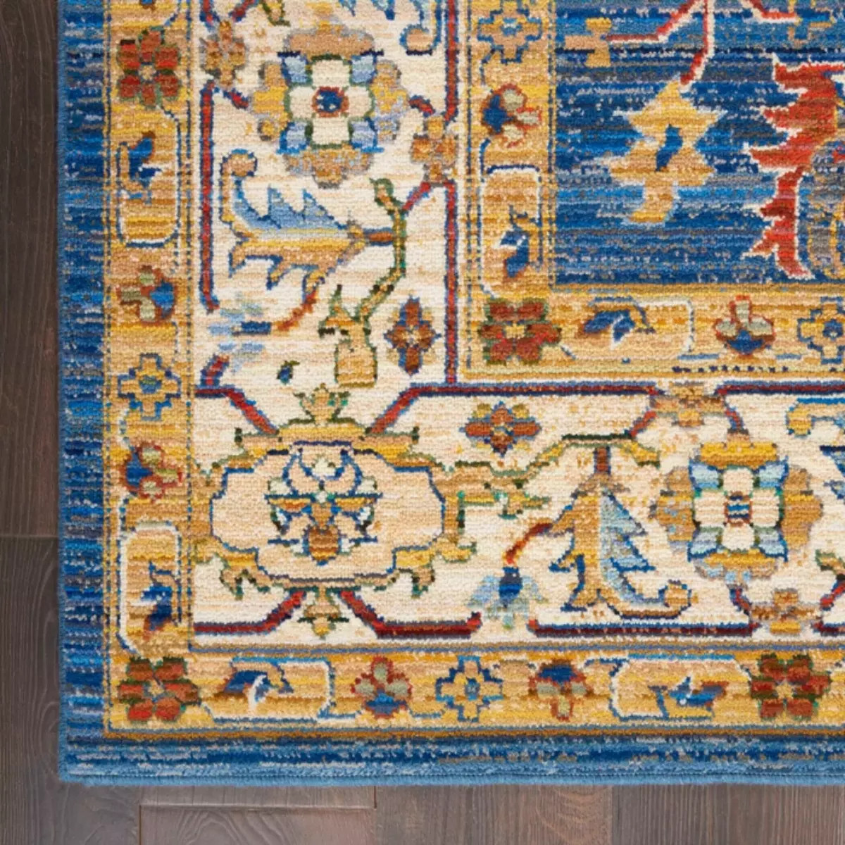 Nourison Majestic MST02 Denim Blue Area Rug - Carpetmart.com