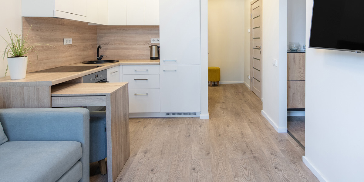 View of Best Flooring Options for Small Spaces - Airbase Carpet & Tile Mart