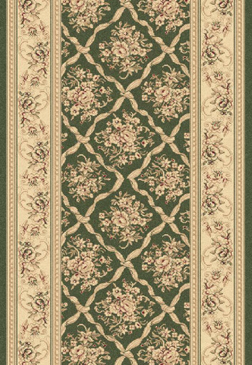 Dynamic Rugs Legacy 58018-440 Green Hall and Stair Runner | Carpetmart ...