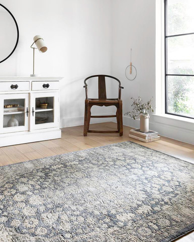 Loloi II Teagan TEA-01 Denim/Mist Area Rug - Carpetmart.com