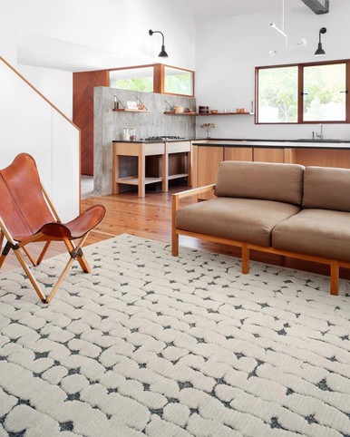 Loloi II Hagen White Navy Area Rug - Carpet & Tile Mart
