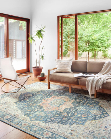 Loloi II Skye SKY-12 Ocean Multi Area Rug - Carpetmart.com