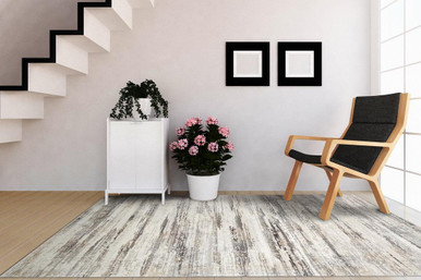 Dynamic Rugs Zen 8336-900 Grey Taupe Area Rug - Carpetmart.com