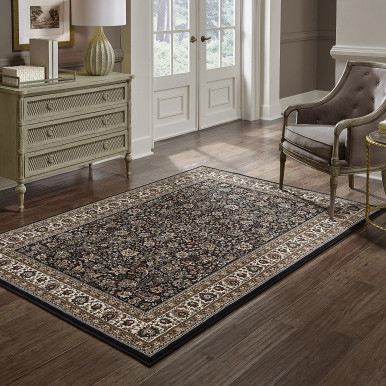 Black Oriental Weavers Ariana Rug - Carpet & Tile Mart