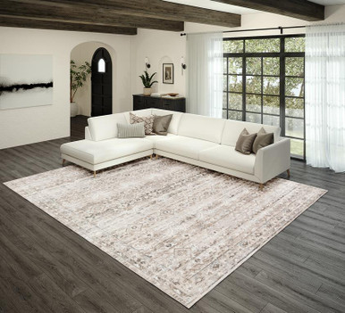 Dalyn Rhodes RR7 Taupe Area Rug - Carpet & Tile Mart