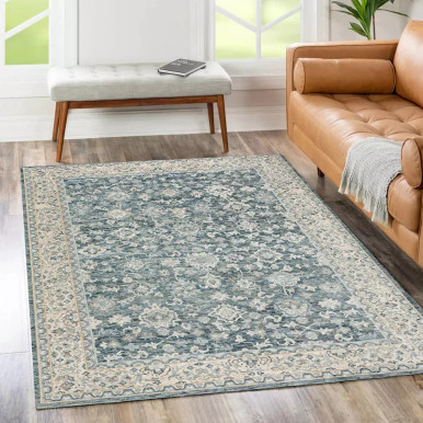 邦楽 R.U.G RUG GISM Dalyn Regal RG3 Denim Area Rug | Carpetmart.com - Carpet & Tile Mart
