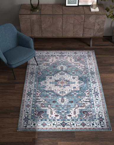 Kas Roxy 2822 Mint Grey Area Rug - Carpet & Tile Mart