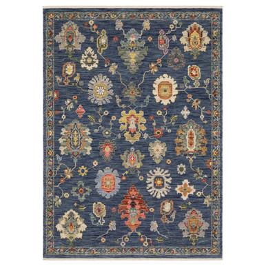 Oriental Weavers Lucca 2863B Blue Multi Area Rug | Carpetmart.com