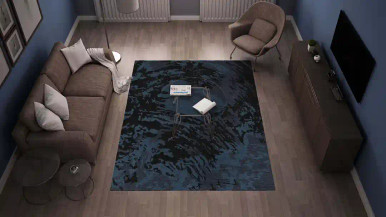 Dalyn Integra In116 Brushstrokes Inkwell Area Rug | Carpetmart.com ...