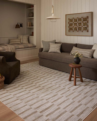 Cali CIL-04 Ivory Tobacco Area Rug - Amber Lewis x Loloi