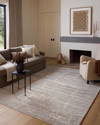 Monty MOT-07 Natural Mist Area Rug - Amber Lewis x Loloi
