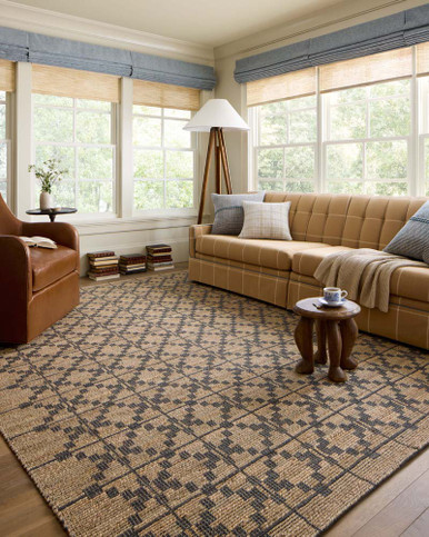 その他 rug.rug Judy JUD-05 Natural Graphite Area Rug - Chris Loves Julia x Loloi