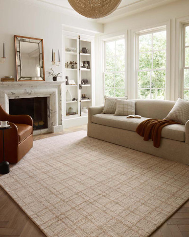 Polly POL-10 Khaki Sand Area Rug - Chris Loves Julia x Loloi