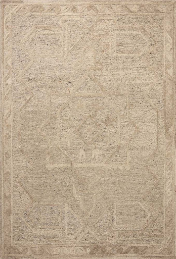 Loloi Mabel MBL-01 Stone Sand Area Rug | Carpertmart.com - Carpet