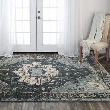 Rizzy Home Belmont BMT987 Blue Area Rug | Carpetmart.com - Carpet ...