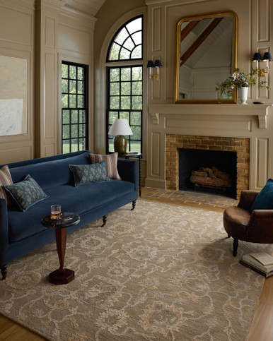 Dorothea DRT-01 Oak Natural Area Rug - Chris Loves Julia x Loloi