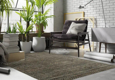 Loloi Javari JV-06 Charcoal/Silver Area Rug - Carpet & Tile Mart