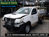 7076 - 12/14, TOYOTA KUN26 HILUX, ** ONLY 81,072 KMS ** 1KD-FTV, 5SPD, SR.