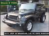 7000 - 02/11, JEEP JK WRANGLER, 3.8L V6, 6SPD, RUBICON