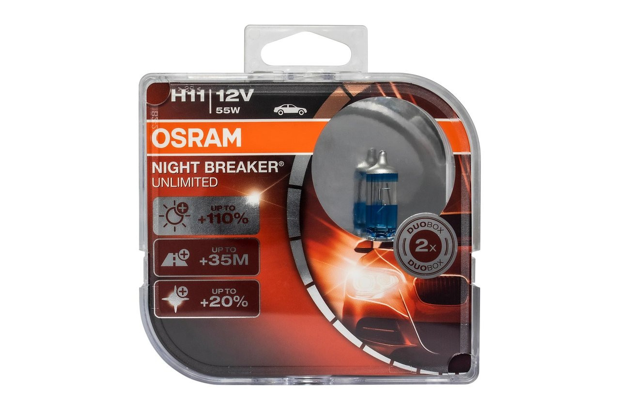 OSRAM OSRAM NIGHT BREAKER UNLIMITED H11, Halogen…