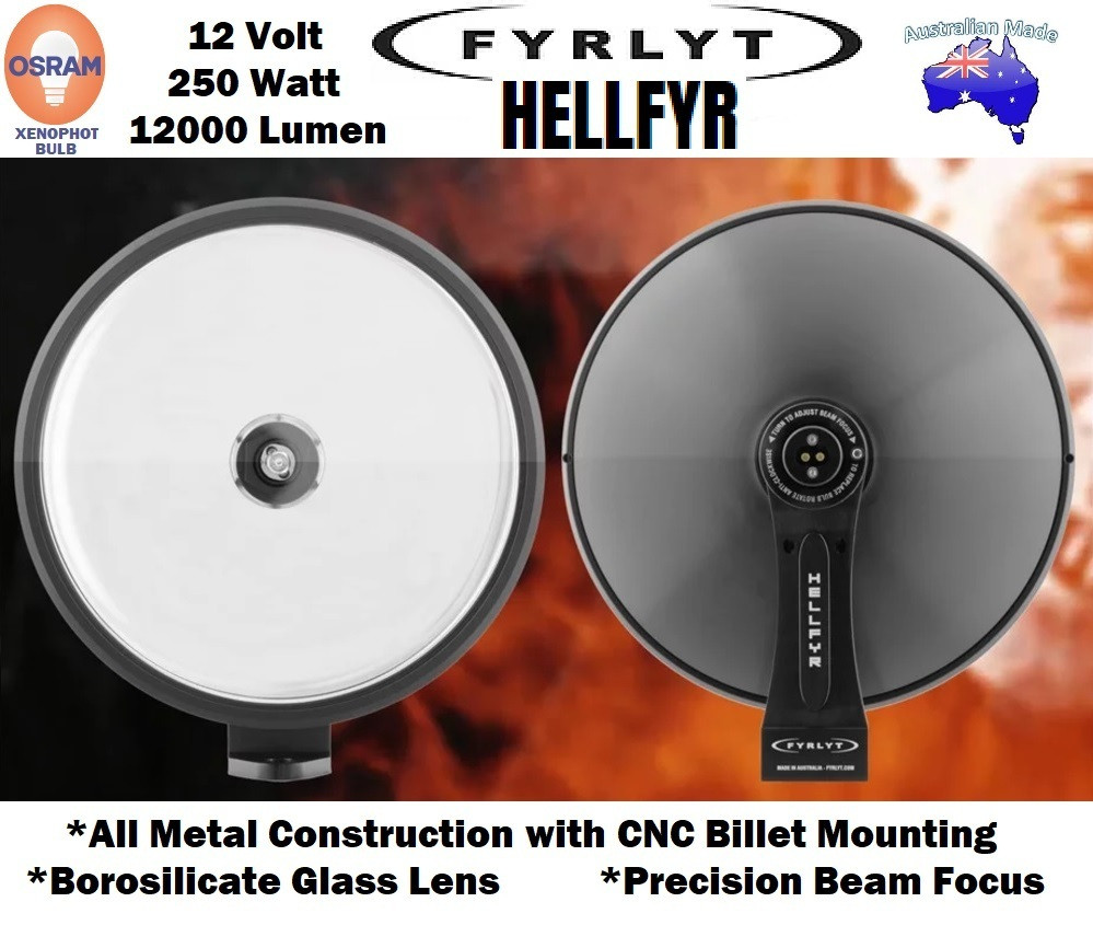 HELLFYR FYRLYT Remote Mounted Ultimate 12V Spotlight Searchlight