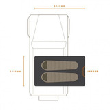 Darche Hi View 1600 (No Annex) Roof Top Tent - T050801621C