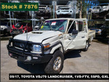 7876 - 09/17, TOYOTA VDJ79 LANDCRUISER, 1VD-FTV, 5SPD, GXL