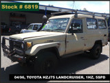 6819 - 0496, TOYOTA HZJ75 LANDCRUISER, 1HZ, 5SPD