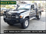 7671 - 08/17, TOYOTA VDJ79 LANDCRUISER, 1VD-FTV, 5SPD, GXL