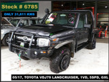 6785 - 05/17, TOYOTA VDJ79 LANDCRUISER, ** ONLY 31,811 KMS ** 1VD, 5SPD, GXL