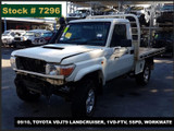 7296 - 09/10, TOYOTA VDJ79 LANDCRUISER, 1VD-FTV, 5SPD, WORKMATE
