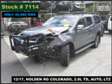 7114 - 12/17, HOLDEN RG COLORADO, ** ONLY 40,988 KMS ** 2.8L TD, AUTO, LTZ