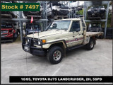 7497 - 10/85, TOYOTA HJ75 LANDCRUISER, 2H, 5SPD