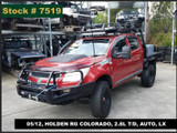 7519 - 05/12, HOLDEN RG COLORADO, 2.8L T/D, AUTO, LX