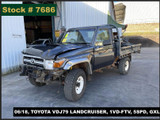 7686 - 06/18, TOYOTA VDJ79 LANDCRUISER, 1VD-FTV, 5SPD, GXL