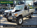 7418 - 02/11, TOYOTA VDJ79 LANDCRUISER, 1VD-FTV, 5SPD, WORKMATE