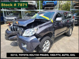 7871 - 02/12, TOYOTA KDJ150 PRADO, 1KD-FTV, AUTO, GXL