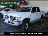 6796 - 04/04, TOYOTA LN167 HILUX, 5LE, 5SPD