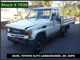 7038 - 08/89, TOYOTA HJ75 LANDCRUISER, 2H, 5SPD