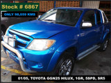 6867 - 01/05, TOYOTA GGN25 HILUX, ** ONLY 98,059 KMS ** 1GR, 5SPD, SR5