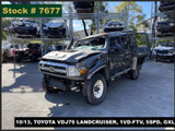 7677 - 10/13, TOYOTA VDJ79 LANDCRUISER, 1VD-FTV, 5SPD, GXL