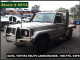 6914 - 02/06, TOYOTA HDJ79 LANDCRUISER, 1HD-FTE, 5SPD